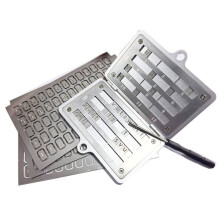Crypto Seed Phrase Backup,Stainless Steel Seed Phrase Storage with Lock Hole,24 Words Backup,for BIP39 Hardware Wallets