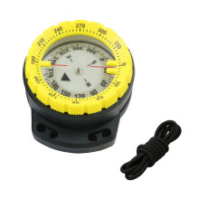 Brújula de buceo 50 m 81.5x62x35 mm BK/BL/GR/YL