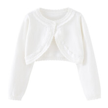 Cardigans voor tienermeisjes, maat 18 maanden tot 14 jaar, comfortabel, effen, lange mouwen, gebreide trui met knoopsluiting, leuke kleding voor de
