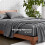 Queen Sheet Set – Double-Brushed Microfiber, 4-Piece, 3
