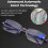 Blue Ease Optics Clear Auto-Zoom leesbril 2