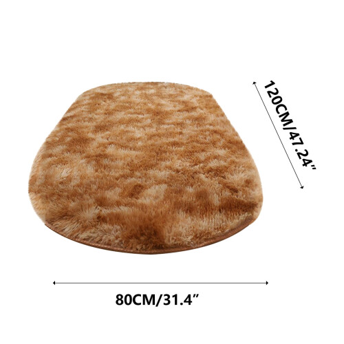 Χαλί Shag Οβάλ Πλενόμενο Χαλί Μπάνιου Υπνοδωμάτιο Υπέροχο Χαλί για Κορίτσια 2