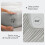 Queen Fleece Bed Sheet Set Light Grey 4-Piece 3