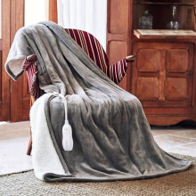Heated Blanket 50"x60", 5 Heat Settings, 3H Auto Shut-Off, ETL/FCC Certified, Machine Washable (Grey)