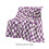 Checkered Flannel Throw Blanket 100x70cm Polyester Black 3