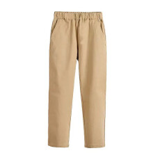 Kinder-Anzughosen für Jungen und Mädchen mit elastischem Bund, Uniformhosen, Bühnen- und Schuluniformhosen, Khaki