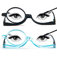 2 paires de lunettes de lecture maquillage pour femmes, lunettes de lecture cosmétiques à verres rabattables et grossissants
