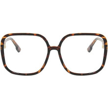 Lunettes de lecture carrées surdimensionnées, lunettes de lecture à grande monture bloquant la lumière bleue pour femmes, lunettes de protection