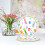 Colorful Easter Bunny Tableware Set – Cute Rabbit & Flower Pattern, Disposable Dinnerware Compatible with Easter Eggs Party Decor 3