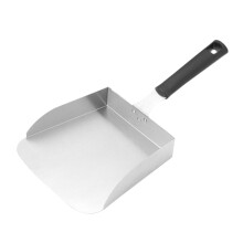 Food Scoop Stainless Steel French Fry Shovel with Ergonomic Grip for Popcorn and Snacks