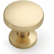 Set van 10 geborstelde messing keukenkastknoppen, ladeknoppen, kastbeslag, zinken knoppen voor lades