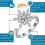 Δαχτυλίδι Snowflake Spinner Ρυθμιζόμενο για Ανακούφιση από το Στρες, Στοιβαζόμενο 6