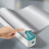 Veggmontert plastfolie- og foliedispenser med kutter 5