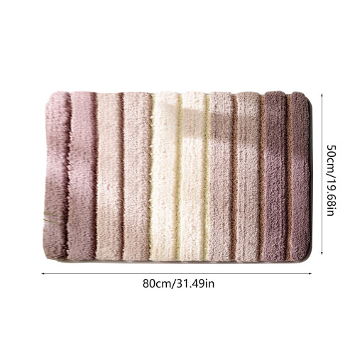 Tapis de bain absorbant et antidérapant 50 x 80 cm 2
