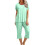 Γυναικείο Casual2Piece Σορτς Καλοκαιρινό Ολόσωμο Σορτς με Στρογγυλή Λαιμόκοψη και 2