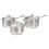 Buckingham 3-Piece Deep Saucepan Set 1
