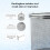 Buckingham Stainless Steel Round Mini Basket with Sturdy Handle 3