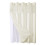 Cortina de chuveiro transparente 54x72 polegadas, reversível, poliéster resistente, estampa lisa de estrelas com argolas duplas – compatível com 2