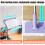 Mini mocio Zero Touch Snap Grip con testina rotante a 360 e 7