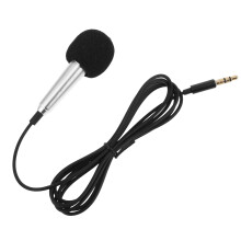 Mini metallic condenser mic with 3.5mm plug