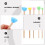 Kids Sponge Paint Brushes Portable Doodling Tools 20 pcs 3