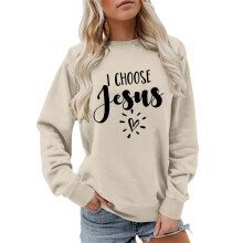 Sudaderas de tallas grandes para mujer, sudadera tipo jersey de manga larga con cuello redondo, prenda informal.