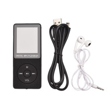 Reprodutor de MP3 portátil de 1,8" para crianças, 64 efeitos de voz, compatível com MP3/MP4.