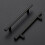 Cabinet Pulls Matte Black 5" Center 25-Pack 2