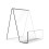 Suporte de acrílico para exibição – Cavalete de mesa triangular, transparente 1