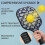 Σετ κουπιών Pickleball με κουπιά από fiberglass σε σχέδια λουλουδιών, 2 μπάλες και τσάντα – 4