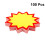 FRCOLOR100Pcs Μεγάλη Χάρτινη Ετικέτα για Ετικέτες Τιμών Αγαθών Πρακτική 6