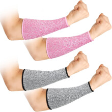 Paar schnittfeste Armschutzärmel Level5Protection Sicherheits-Armschutzärmel für Damen und Herren (7,9 x 3,7 Zoll)