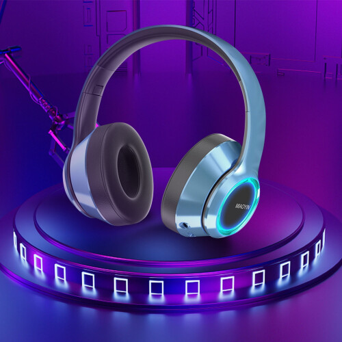 Ακουστικά Bluetooth 5.2 ιντσών για αθλητικά παιχνίδια, βαριά ακουστικά, εξαιρετικά 2