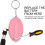 Personal Safety Alarm Keychain 140dB with LED Light 8 Pack 4