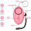 Personal Safety Alarm Keychain 140dB with LED Light 8 Pack 3