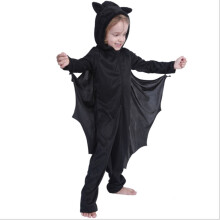 GYRATEDREAM Kinderunisex vampier vleermuis kostuum, Halloween jumpsuit cosplay kostuumset 4-12 jaar