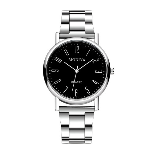 DESIGNICE Herreur Herremode Rustfrit Stål Kronograf Armbåndsure, Rustfrit Stål Rem Ur til Herrer 1