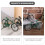 Bicicleta em miniatura de ferro verde para decoração de casa, brinquedo de ciclismo leve e 19 cm (7,5 polegadas). 5