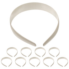 HEMOTON Lot de 10 bandeaux en polycarbonate épais beige pour loisirs créatifs et usages multiples