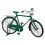 Bicicleta em miniatura de ferro verde para decoração de casa, brinquedo de ciclismo leve e 19 cm (7,5 polegadas). 8