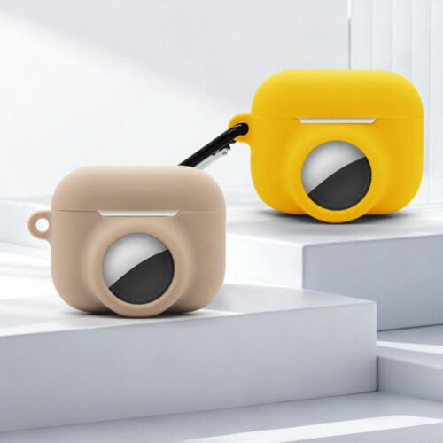 Για συμβατότητα με AirPods Pro3 Θήκη σιλικόνης 2 σε 1 με μπρελόκ Ανθεκτική στις πτώσεις 2