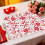Heart-shaped polyester placemat for Valentine's Day, 4