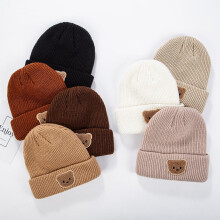 Toddler Winter Hat Boys Girls Knit Warm Beanies Kids Ski Hats for 4-8 Years