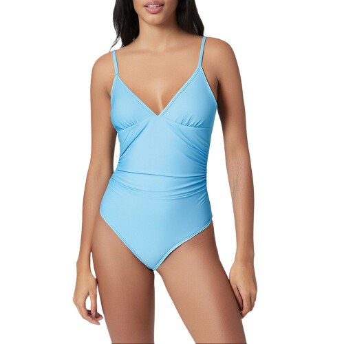 Dame badedrakt med V-hals og monokini