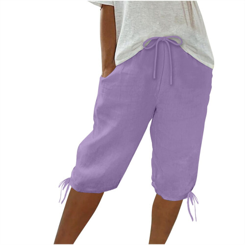 Γυναικεία Σορτς Μονόχρωμα Σορτς Casual Σορτς Capris S-3XL