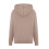 Felpa con cappuccio e zip da donna, calda invernale, tinta unita, lunga 7