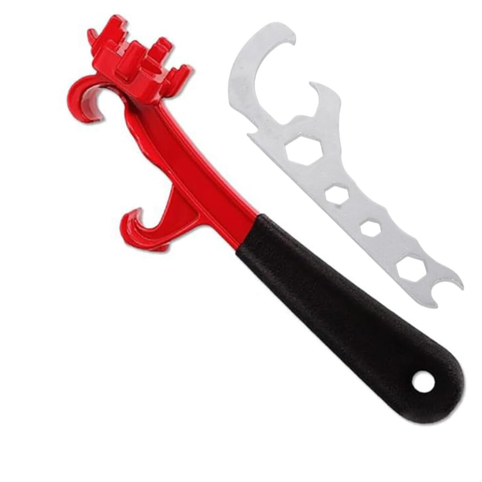 Aluminum Alloy Drum Bung Wrench With Ergonomic Grip For Paint Can And Bucket Lid Removal 9771547164005