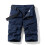 Short cargo décontracté pour homme, uni, multipoches 3