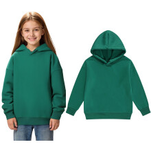 Mädchen-Hoodies & Sweatshirts, kuschelig gefüttert, langärmelig, lässige Oberbekleidung für Kleinkinder bis Teenager