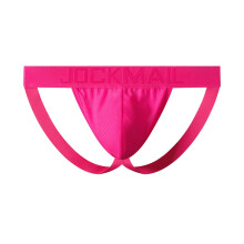 Heren string jockstrap ondergoed Valentijnsdag 2025 Casual mode effen sexy ondergoed string met billenlift ademend slipje felroze